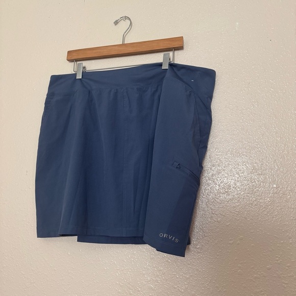 Orvis Build In Shorts With Front Pockets Active Casual Skort Tennis Pickleball - Picture 6 of 6